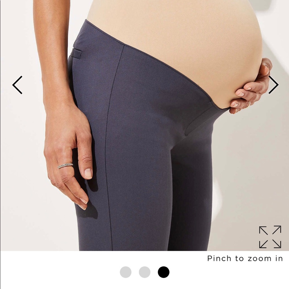 Loft grey maternity pants